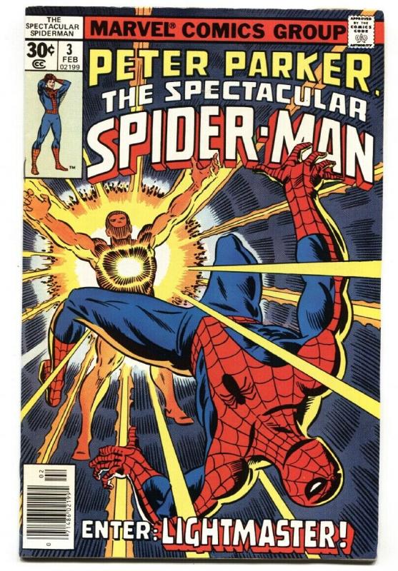 SPECTACULAR SPIDER-MAN #3 comic book 1976 high grade copy