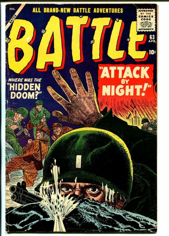 Battle #63 1959-Atlas-Steve Ditko-Civil War-Don Heck-VG/FN