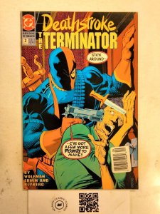 Deathstroke The Terminator #2 VF DC Comics comic book 16 JW47