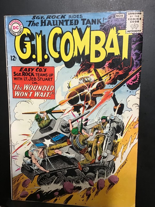 G.I. Combat #108 (1964) High-grade Sergeant rock Crossover! VF Boca CERT.