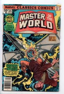Marvel Classics Comics #21 - Master of the World (Marvel, 1977) - VG