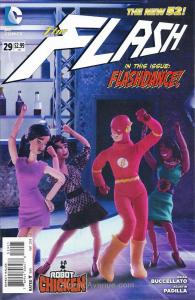 Flash, The (4th Series) #29A VF/NM ; DC | New 52 Robot Chicken Variant