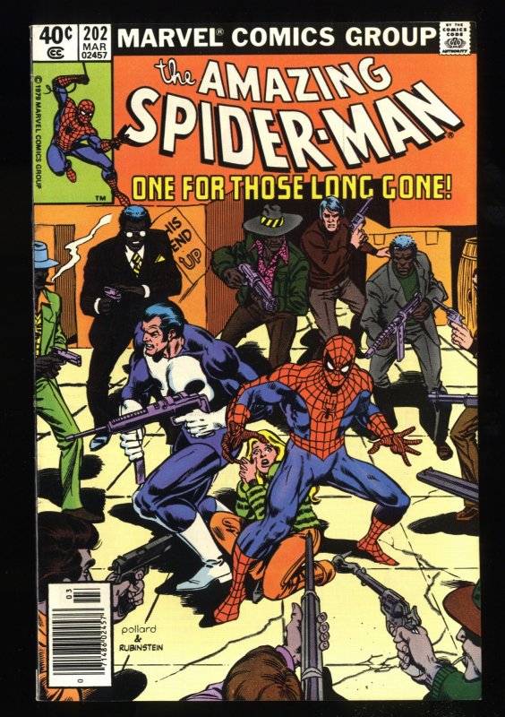 Amazing Spider-Man #202 VF/NM 9.0 Punisher!