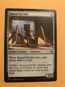 RUINED SERVITOR card : Magic the Gathering MTG card; JUMPSTART 2020 NM/M