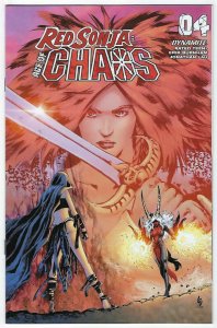 Red Sonja Age Of Chaos # 4 Lau FOC Variant NM Dynamite