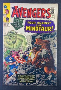 Avengers (1963) #17 FN (6.0) Jack Kirby Minotaur