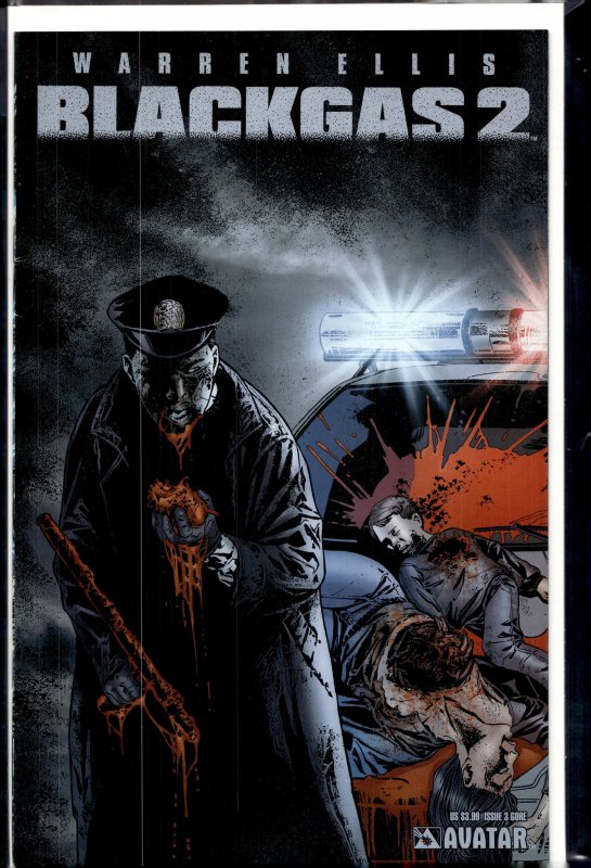 Warren Ellis Blackgas 2 #3 Gore Cover (2007)