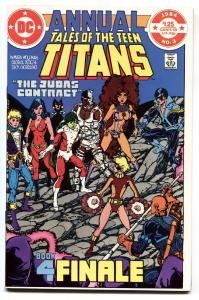 Tales Of The Teen Titans Annual #3 1984  Judas Contract comic book NM-