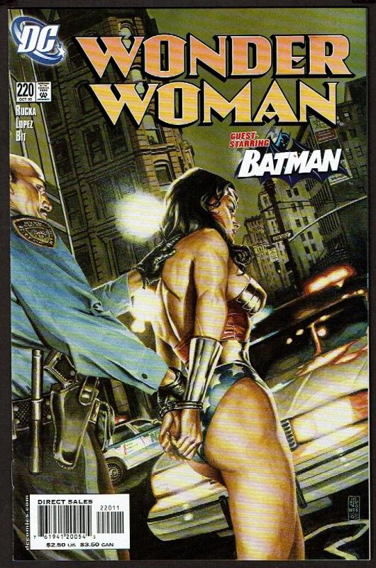 Wonder Woman #220 (2nd Series) With Batman  9.2 NM-