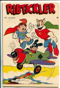 Ribtickler #3 1959-Norien-Tubby the Scout-Black Crow & others-Cosmo Cat-super...