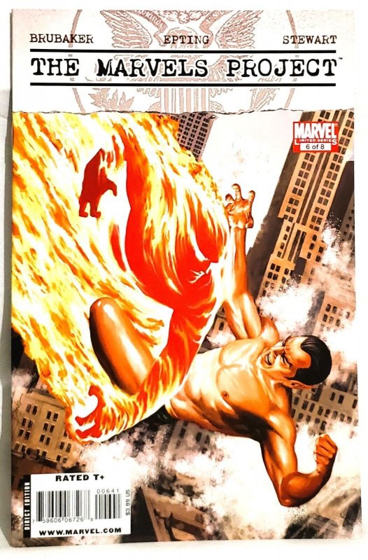 The MARVELS PROJECT #1 - 8 Captain America Human Torch Sub-Mariner (Marvel 2009)