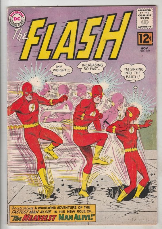 Flash, The #132 (Nov-62) FN/VF Mid-High-Grade Flash