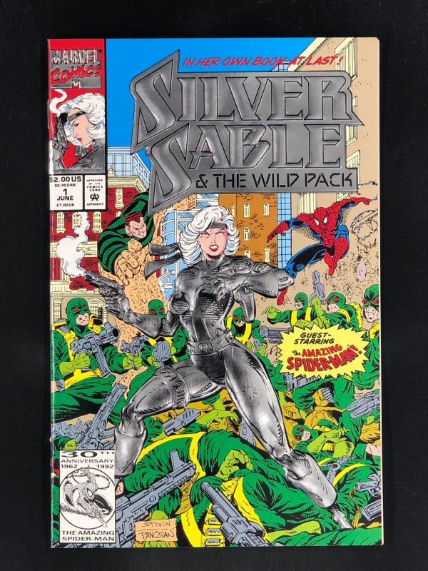 Silver Sable and the Wild Pack #1 (1992) First Solo Series