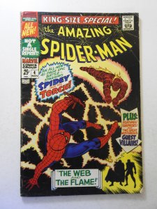 The Amazing Spider-Man Annual #4 (1967) VG/FN Condition!