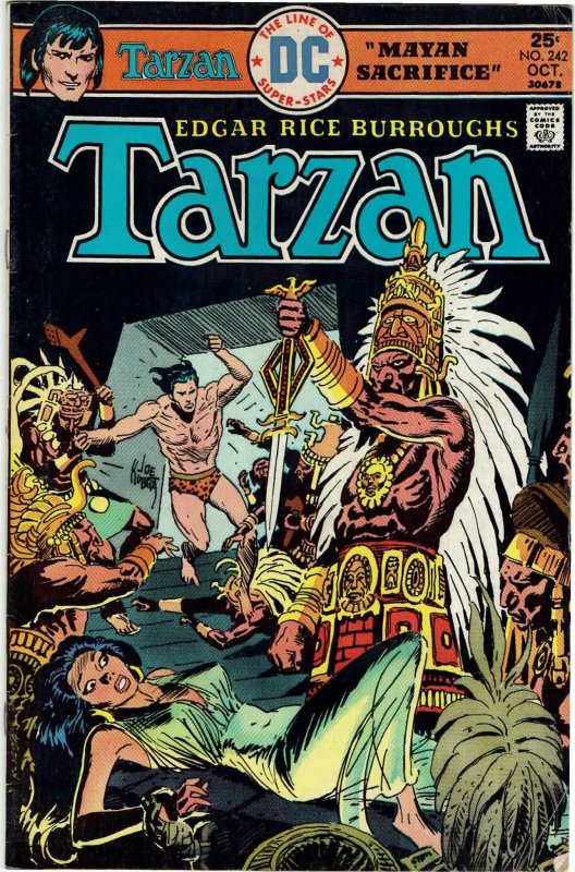 Tarzan #242 DC Comics Joe Kubert VF-