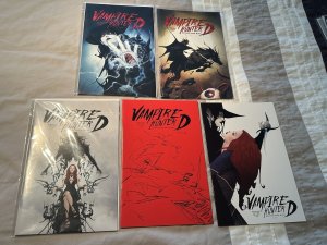 Vampire Hunter D Message From Mars Jae Lee Ryan Benjamin 15 Prints 30 Comics Box