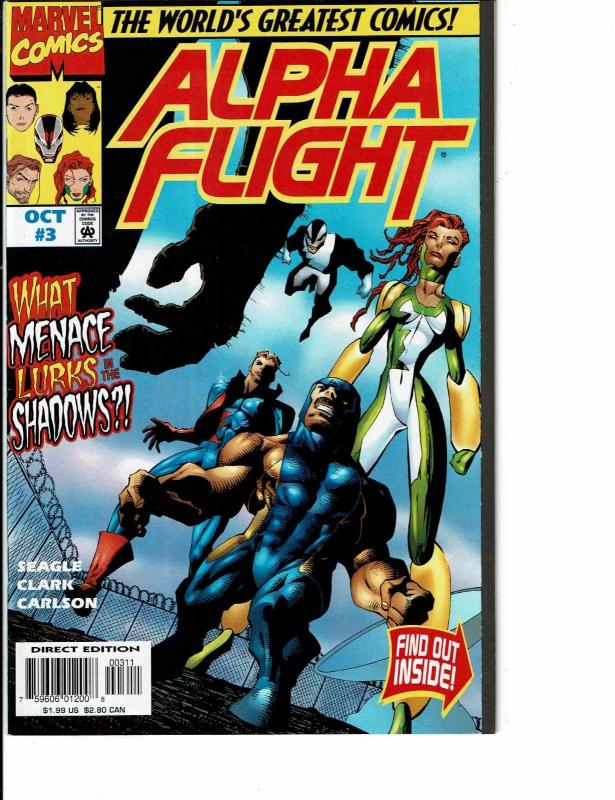 8 Alpha Flight Marvel Comic Books # 1 2 (2) 3 4 5 6 In the Beginning X-Men TW40