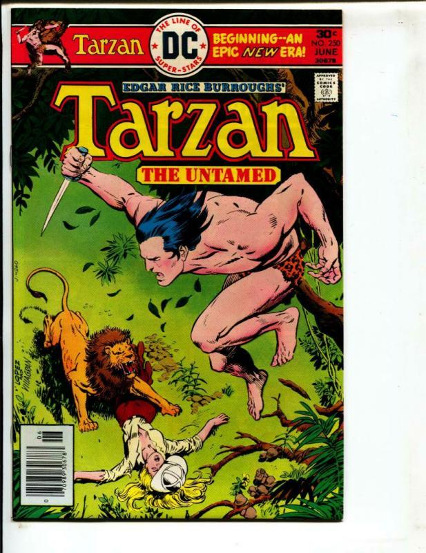 Tarzan-#250-1976-DC-BRONZE-AGE-Joe Kubert-NM-