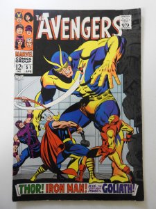 The Avengers #51 (1968) VG+ Condition moisture stain