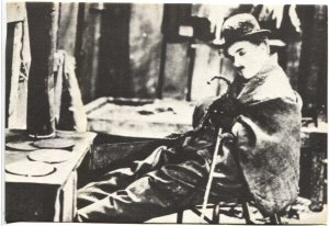 MAG: Celebrity Post Card-Charlie Chaplin in The Gold Rush 1970's-Size is abou...