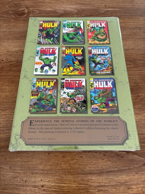 Marvel Masterworks Vol #115 Incredible Hulk Book Limited 1176 Sealed Copy 3 J413