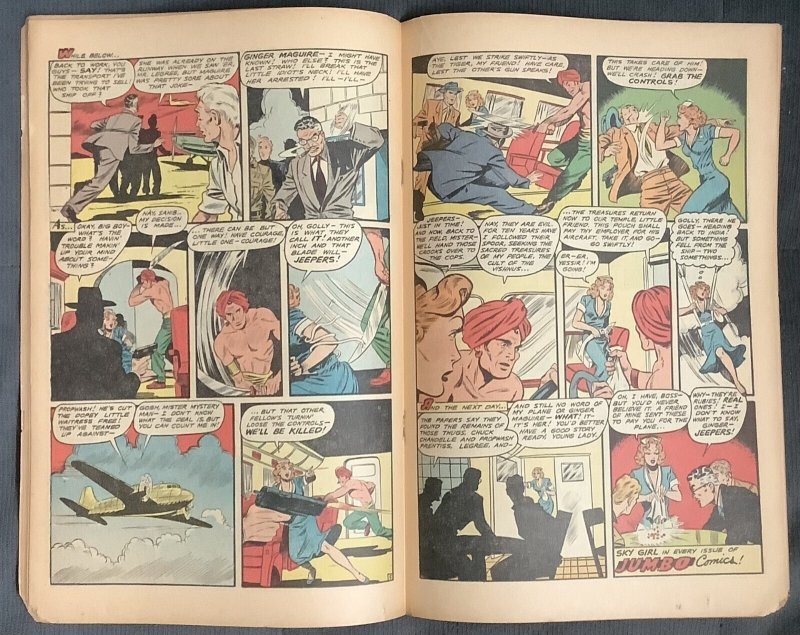 Jumbo Comics #125 (Fiction House, 1949) Mid-Grade