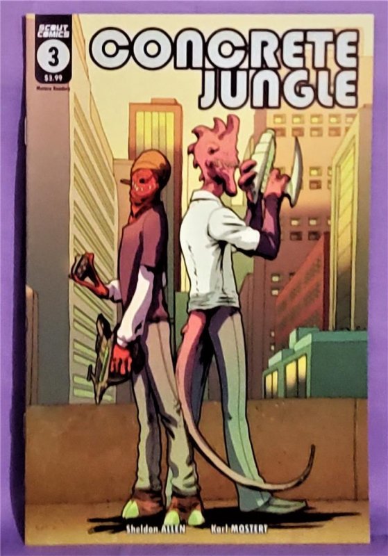 CONCRETE JUNGLE #1 - 4 A Science Fiction Police Tale Karl Mostert (Scout 2020)