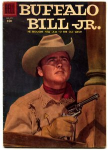 Four Color #763 1956- BUFFALO BILL JR- Dick Jones western comics VG