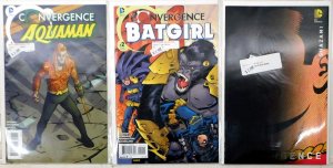 Convergence Lot 3 #Aquaman 1, Batgirl 2, Shazam 2 B 2015 DC 1st Print Comics