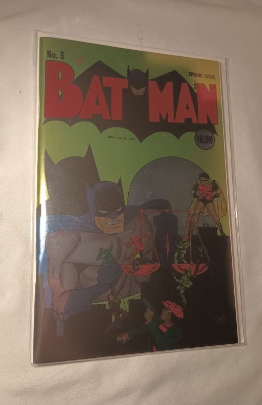Batman #5 (1941) facimille foil