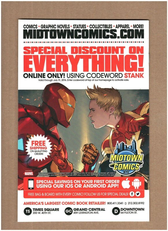 Civil War II: Amazing Spider-man #2 Marvel Comics 2016 Nauck Variant NM- 9.2