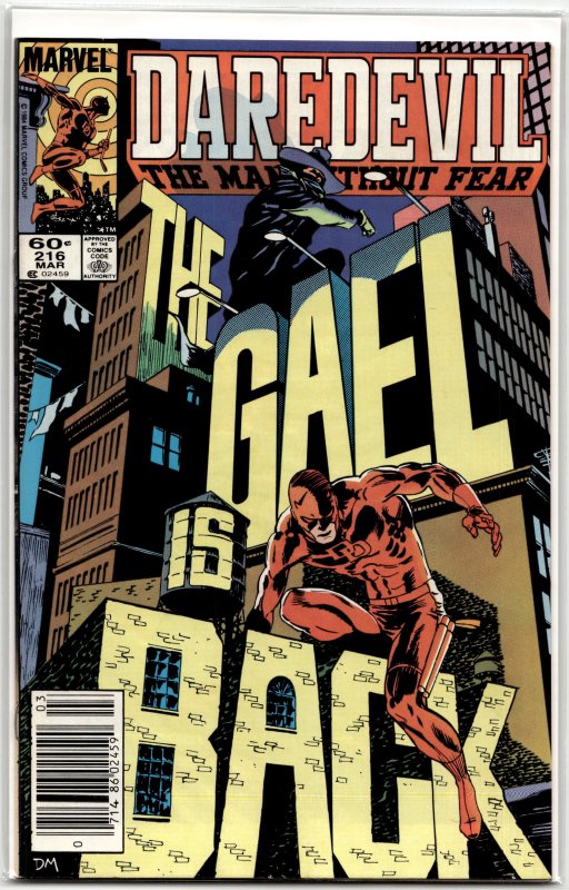 Daredevil #216 (1985) Daredevil