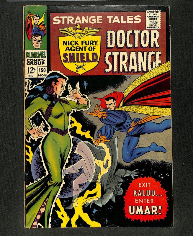 Strange Tales #150 1st John Buscema at Marvel! 1st Umar!