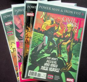 Power Man & Iron Fist #6-9 (Jul-Oct 2016, Marvel) - 4 comics - Near Mint