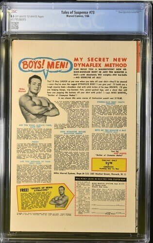 Tales of Suspense #73 1966 Marvel Comics CGC 8.5