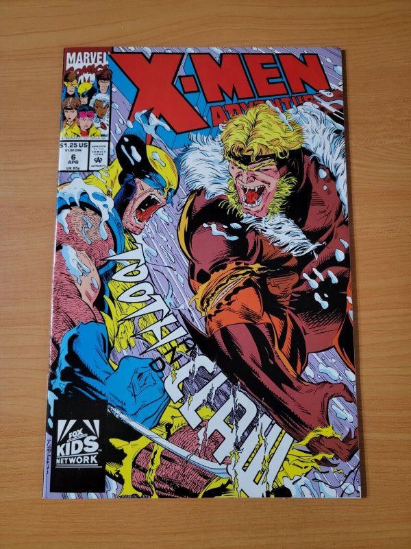 X-Men Adventures #6 Direct Market Edition ~ NEAR MINT NM ~ 1993 Marvel Comics