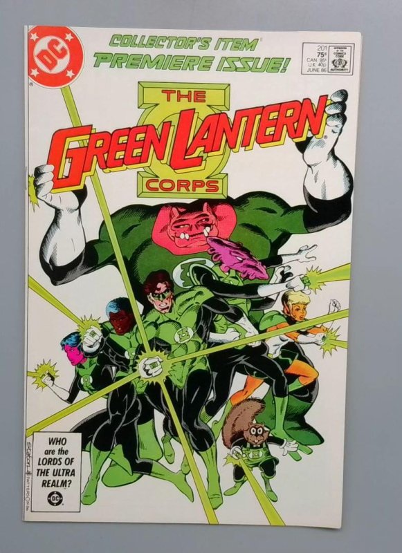 Green Lantern #201 VF 1st Kilowog DC Comics 1986