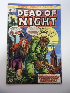 Dead of Night #4 (1974) VG/FN Condition small moisture stain bc