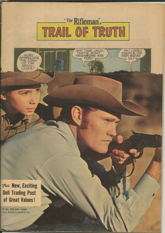 Rifleman #8 ORIGINAL Vintage 1961 Dell Comics  