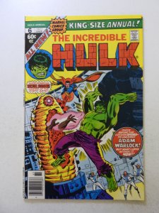 The Incredible Hulk Annual #6 (1977) VF- condition