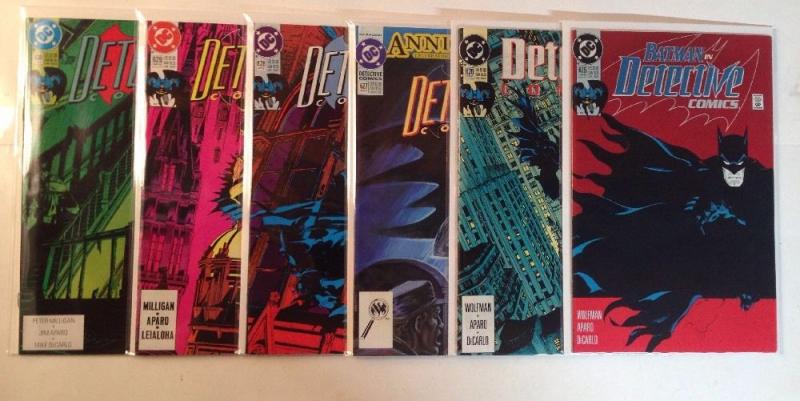 Detective Comics 625 626 627 628 629 630 Near Mint Lot Set Run