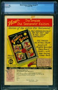 Weird Science-Fantasy Annual #1 CGC 2.0 1952E.C. annual-Signed by Feldstein-2...