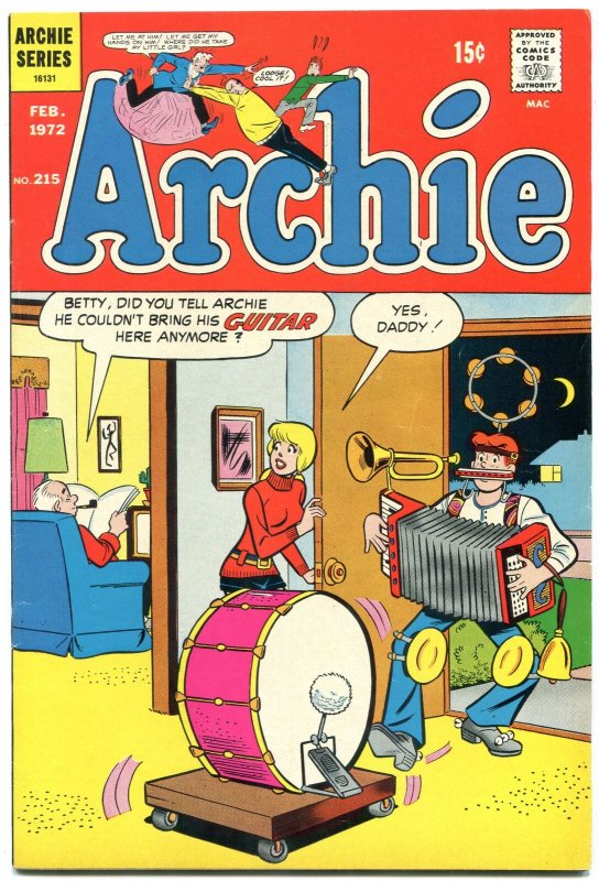 Archie Comics #215 1972- Bronze Age-Betty & Veronica- VF