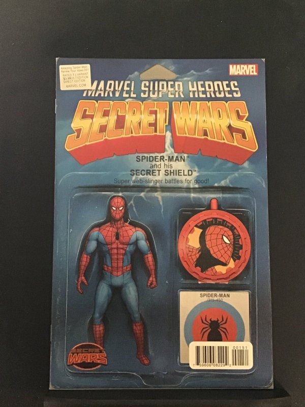 Amazing Spider-Man Renew Your Vows #1 cover F Action Figure variant