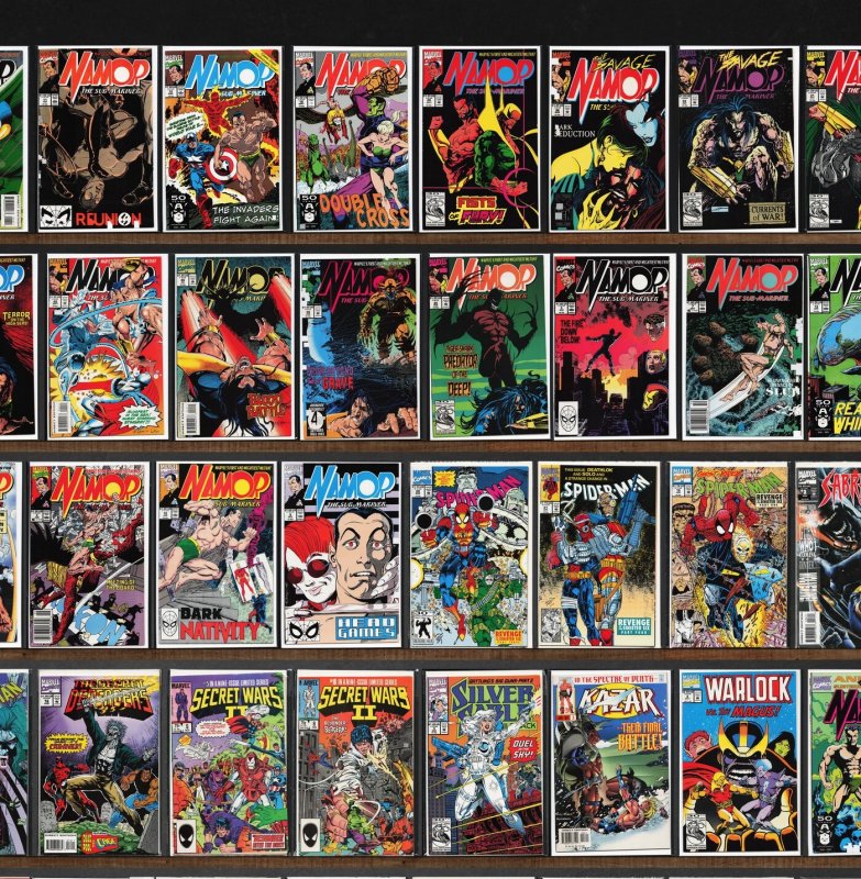 Huge Lot 140+ Comics with Namor, The Sub Mariner, Spider-Man & More!