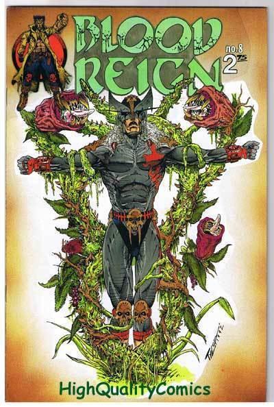 BLOOD REIGN #8, VF+, Tim Tyler, Fathom Press, Horror,1992, more indies in store