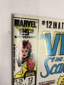 Vision & Scarlet Witch (1986) # 12 (NM-) Direct | 1st App twins Wiccan & Speed