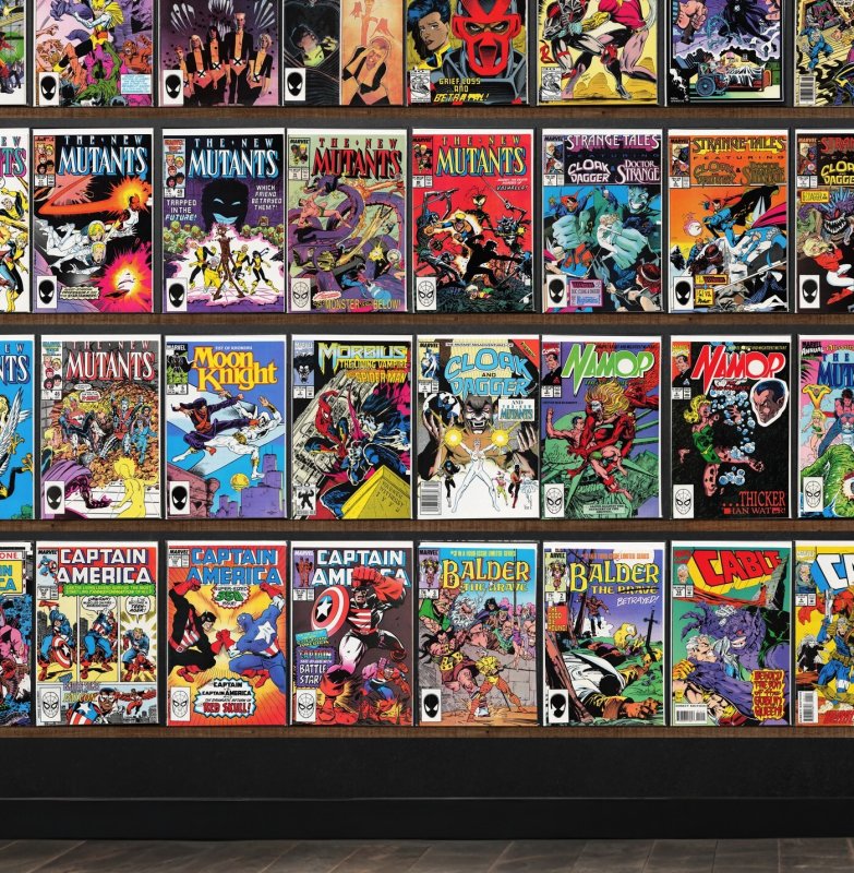 Huge Lot 150+ Comics with Captain America, The New Mutants, Cable, Nova & More!