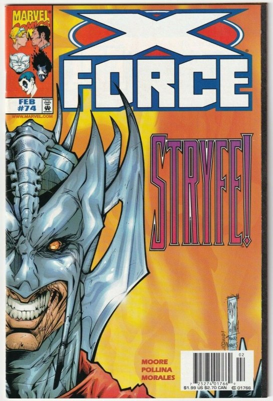 X-Force #74 February 1998 Marvel Comics