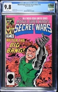 Marvel Super Heroes Secret Wars #12 1985 CGC 9.8 White Pages 013